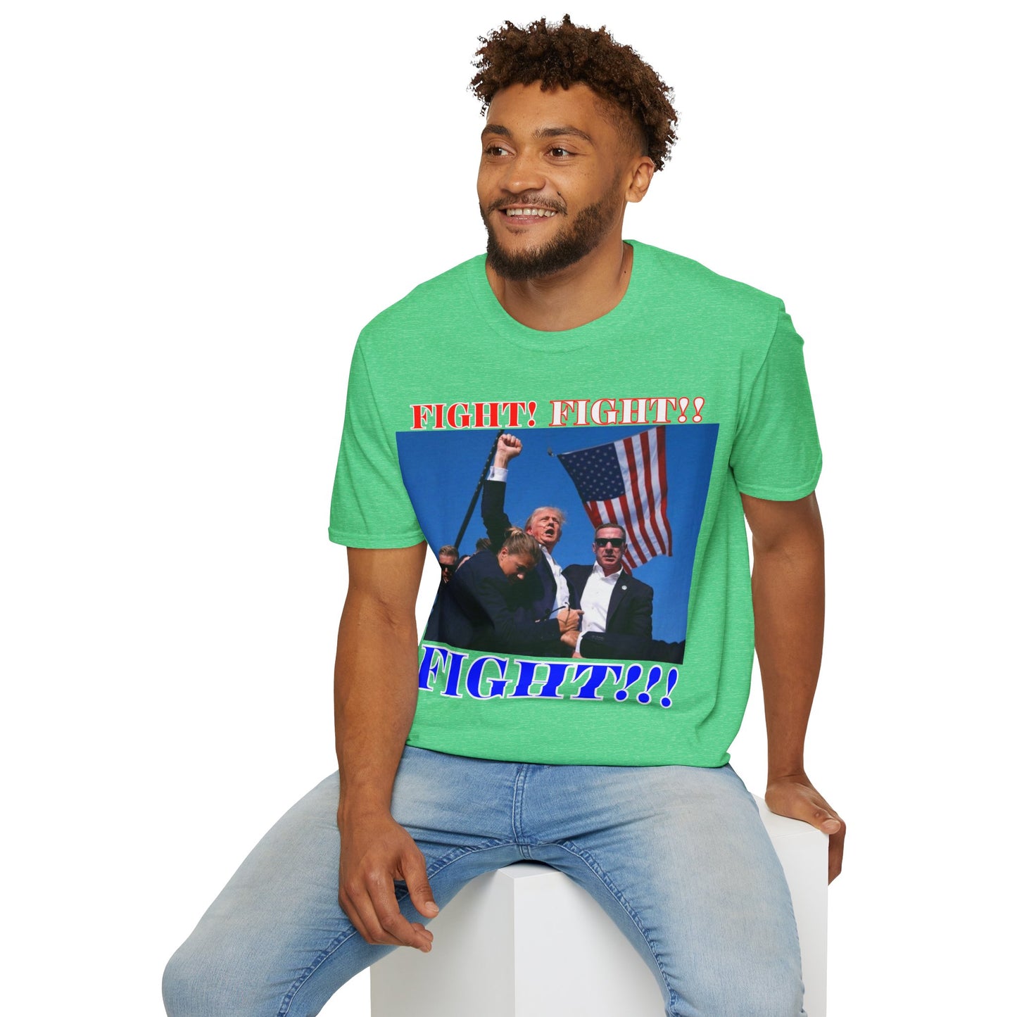 FIGHT! FIGHT!! FIGHT!!! Dark colors Unisex T-Shirt by theGreenDragonTavern.shop