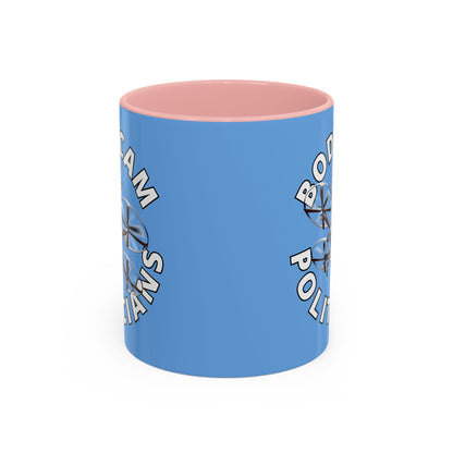 Bodycam the Politicians Drone Light Blue Accent Mug by theGreenDragonTavern.shop