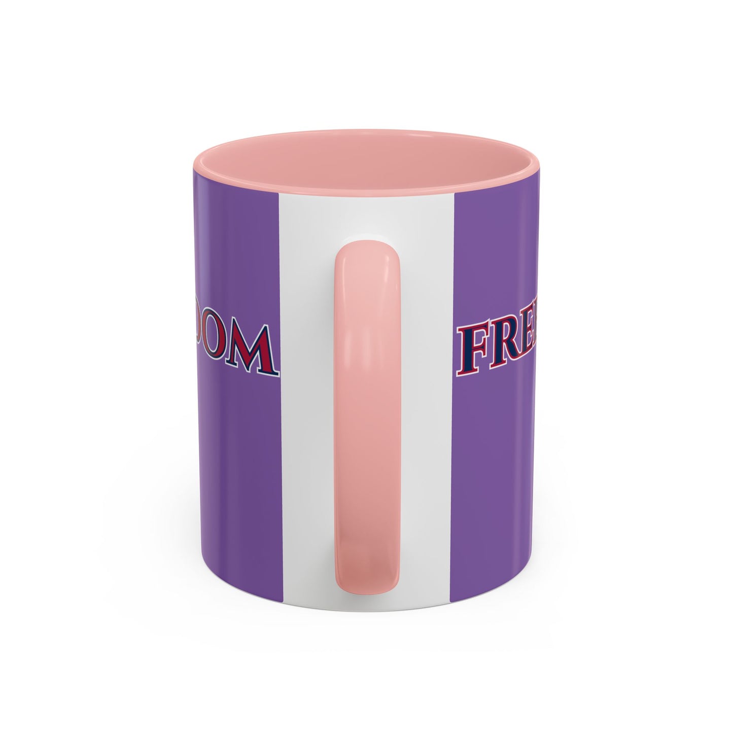 Freedom, Light Purple Accent Mug by theGreenDragonTavern.shop
