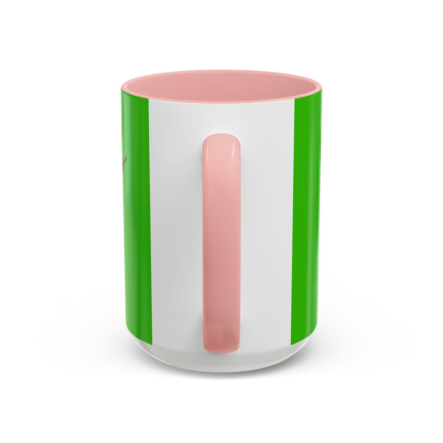 Hula Girl Packin' Heat Light Green Accent Mug by theGreenDragonTavern.shop