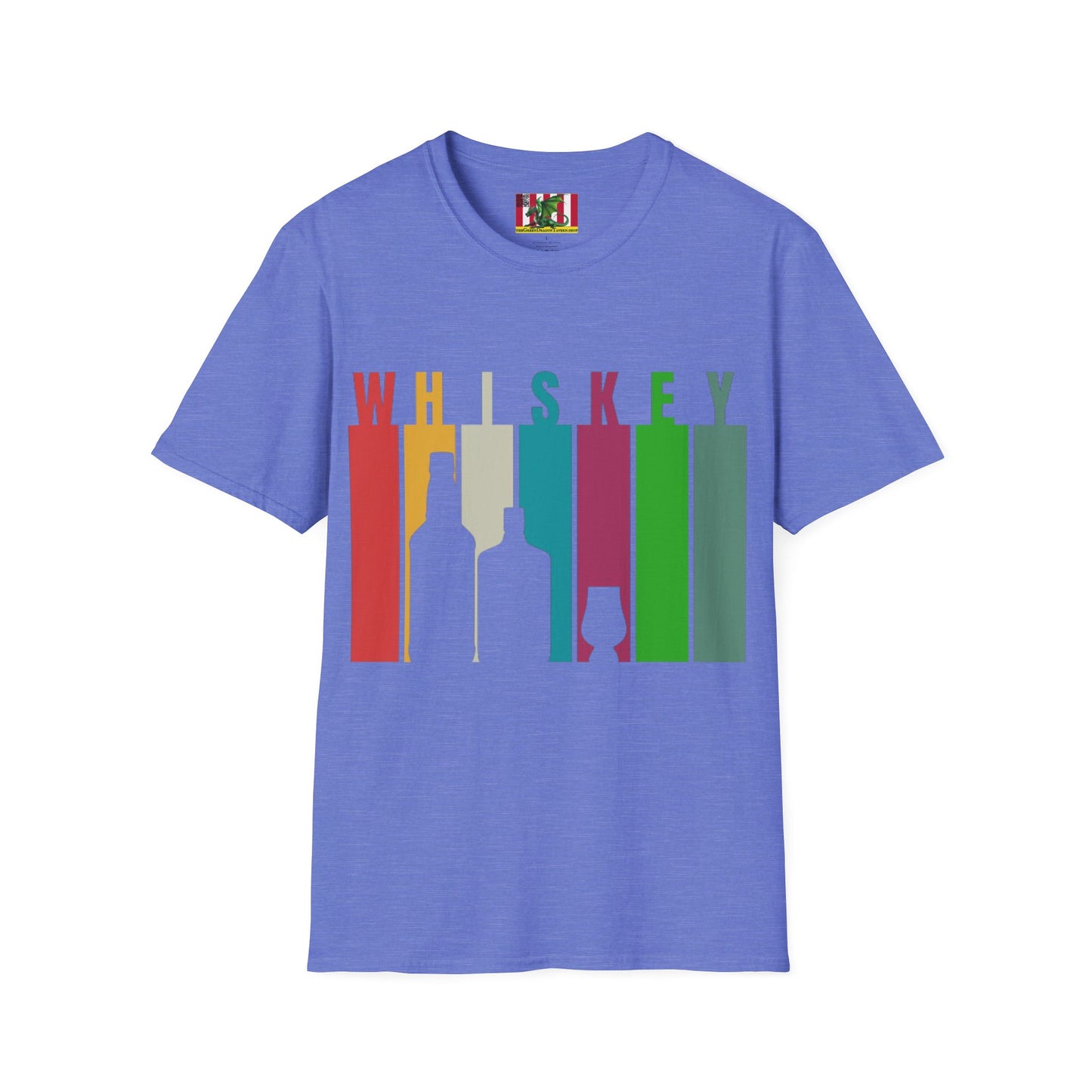 Whiskey spelled with an 'e' Light colors Unisex T-Shirt by theGreenDragonTavern.shop