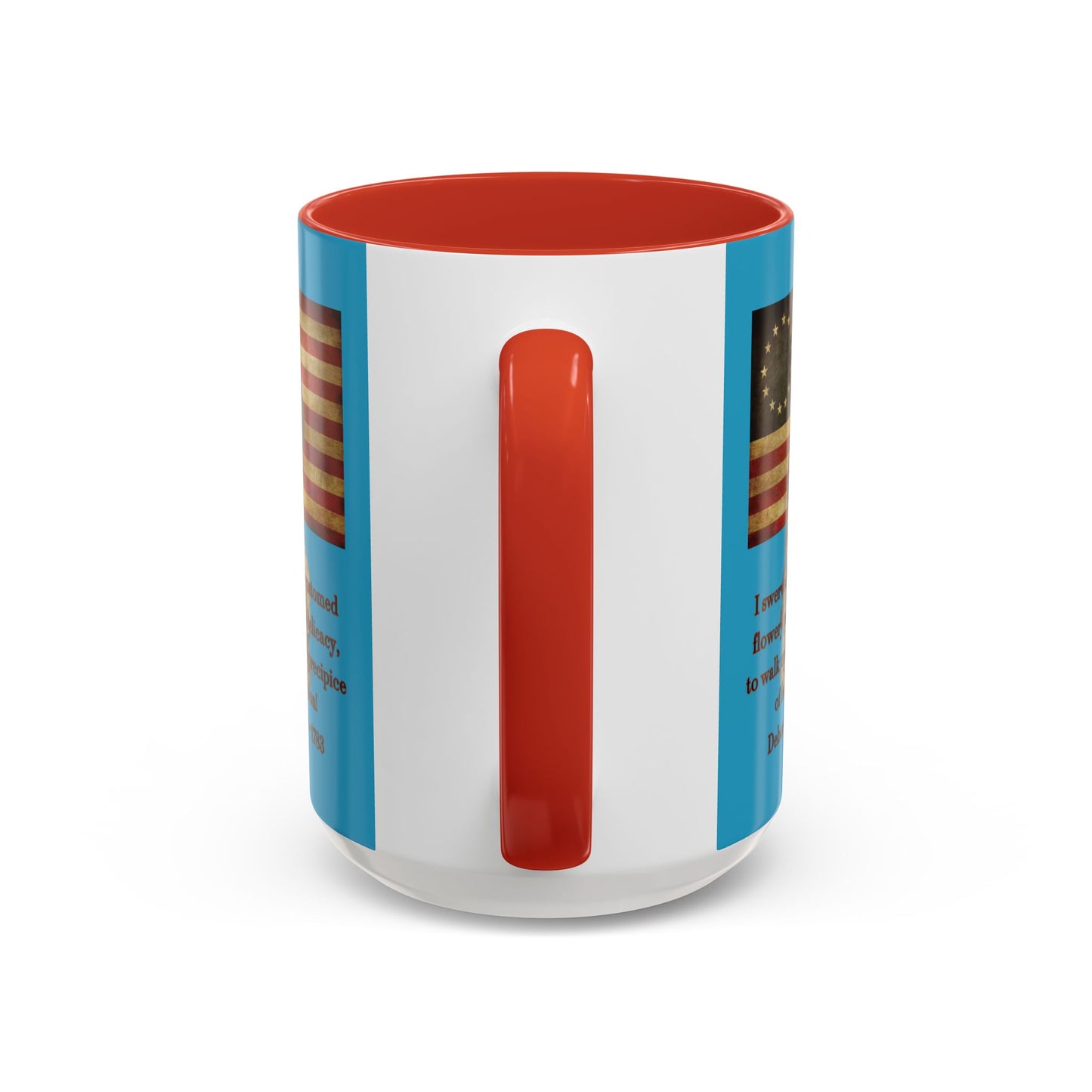 Deborah Sampson, America's Mulan Turquoise Accent Mug by theGreenDragonTavern.shop