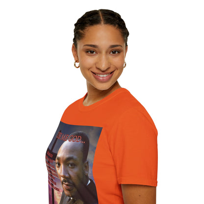 Use Me God, MLK Jr Light colors Unisex T-Shirt by theGreenDragonTavern.shop