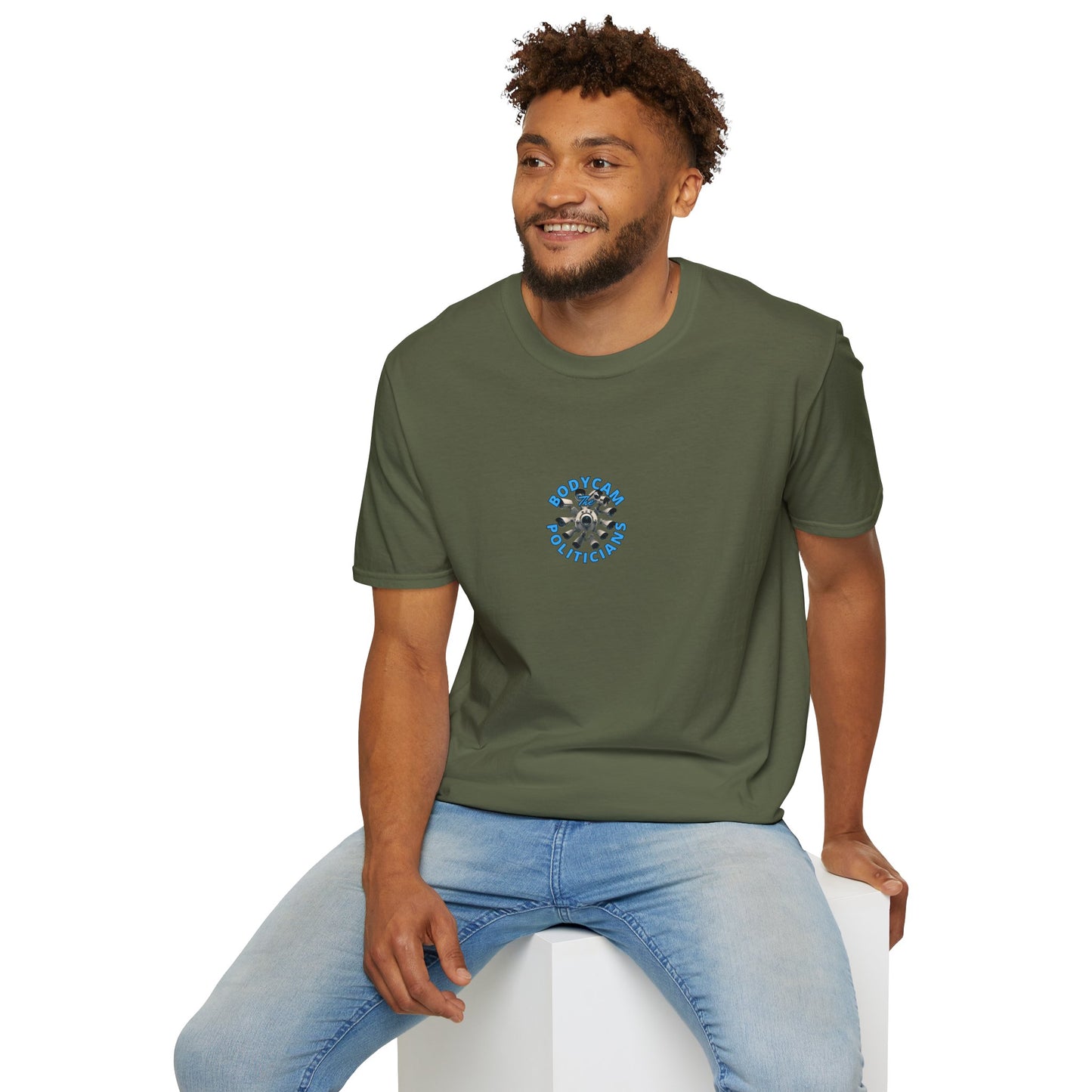 2-sided, Bodycam the Politicians Cameras Dark colors Unisex T-Shirt by theGreenDragonTavern.shop