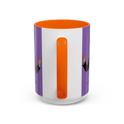 Trump...will be Trump Light Purple Accent Mug by theGreenDragonTavern.shop