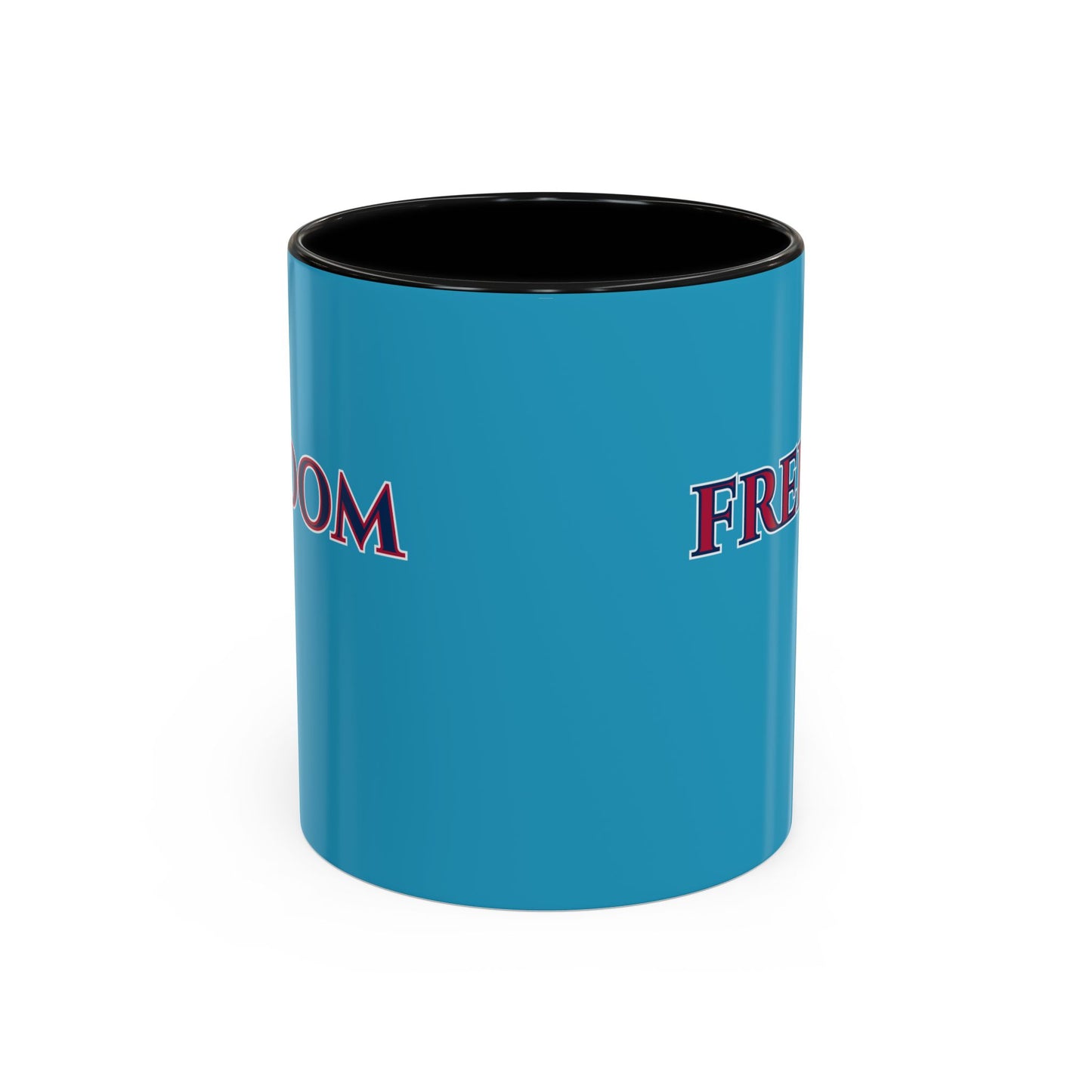 Freedom, Turquoise Accent Mug by theGreenDragonTavern.shop