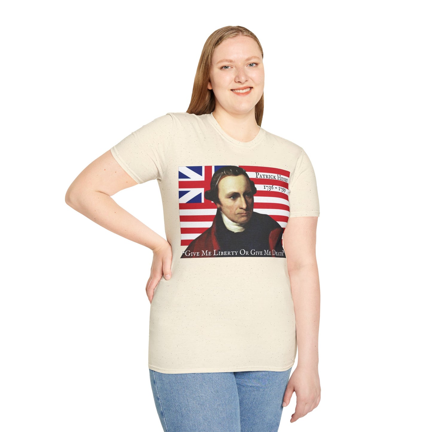 Patrick Henry Light colors Unisex T-Shirt by theGreenDragonTavern.shop