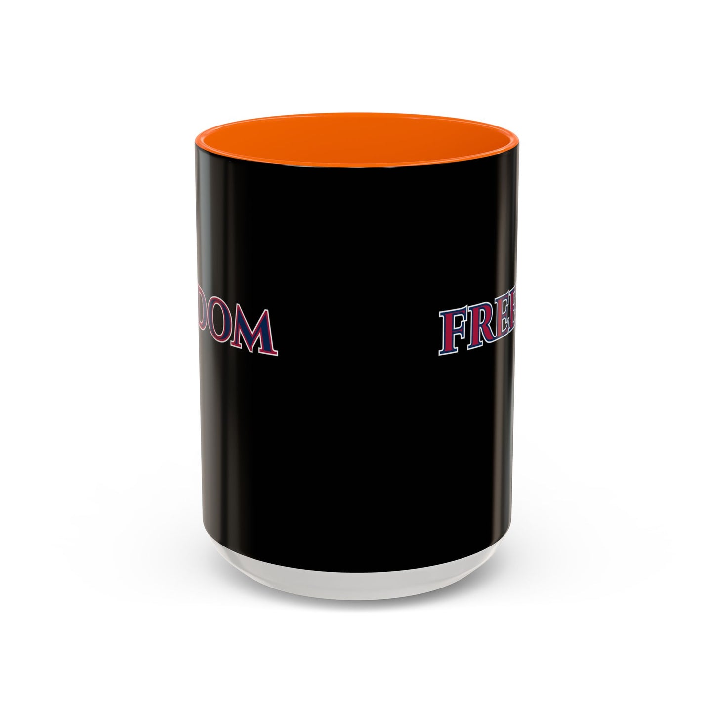 Freedom, Black Accent Mug by theGreenDragonTavern.shop