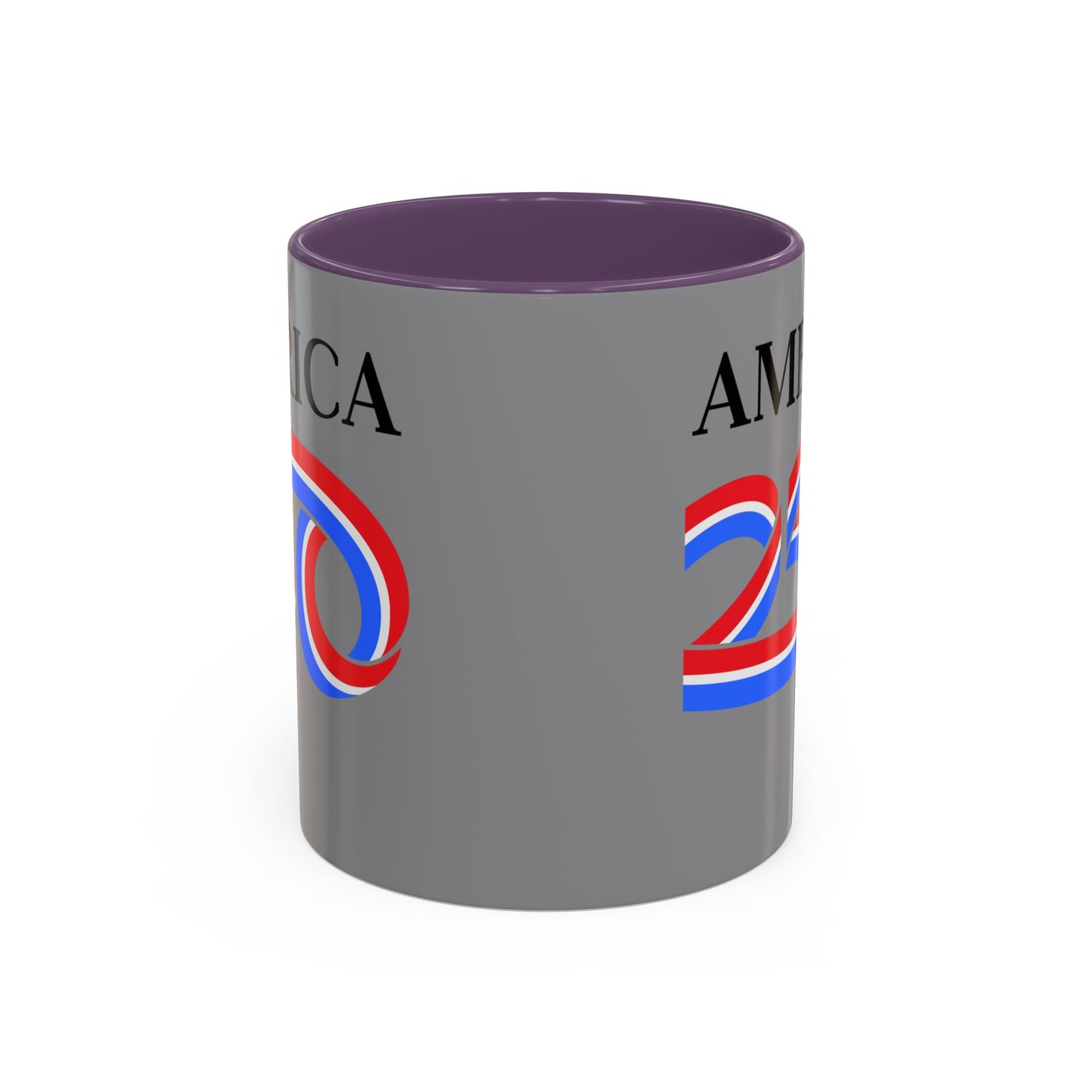 America 250 Grey Accent Mug by theGreenDragonTavern.shop