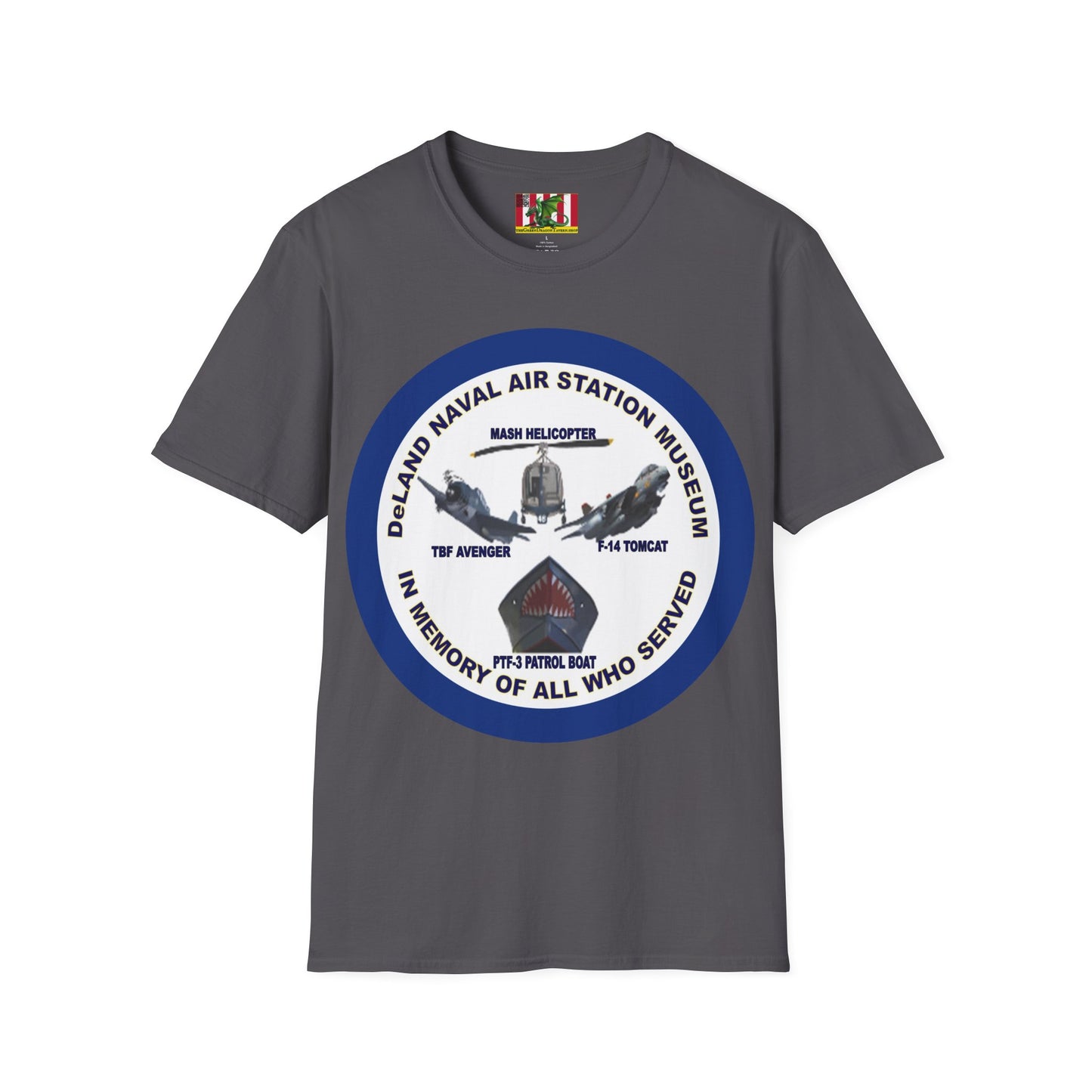 DNASM Student Art Navy Frame Darker colors Unisex T-Shirt by theGreenDragonTavern.shop