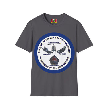 DNASM Student Art Navy Frame Darker colors Unisex T-Shirt by theGreenDragonTavern.shop