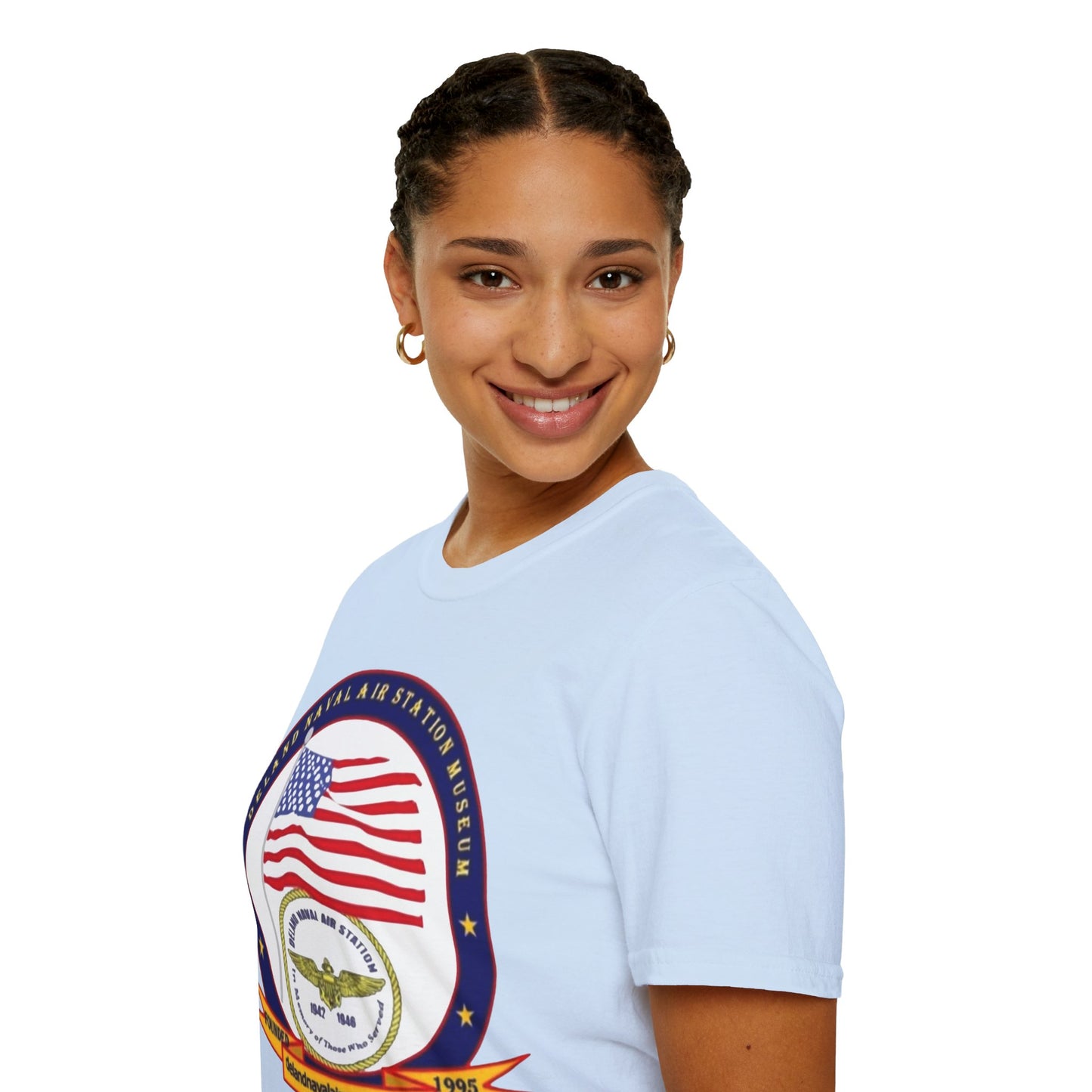 DeLand Naval Air Station Museum Lighter Colors Unisex T-Shirt by theGreenDragonTavern.shop