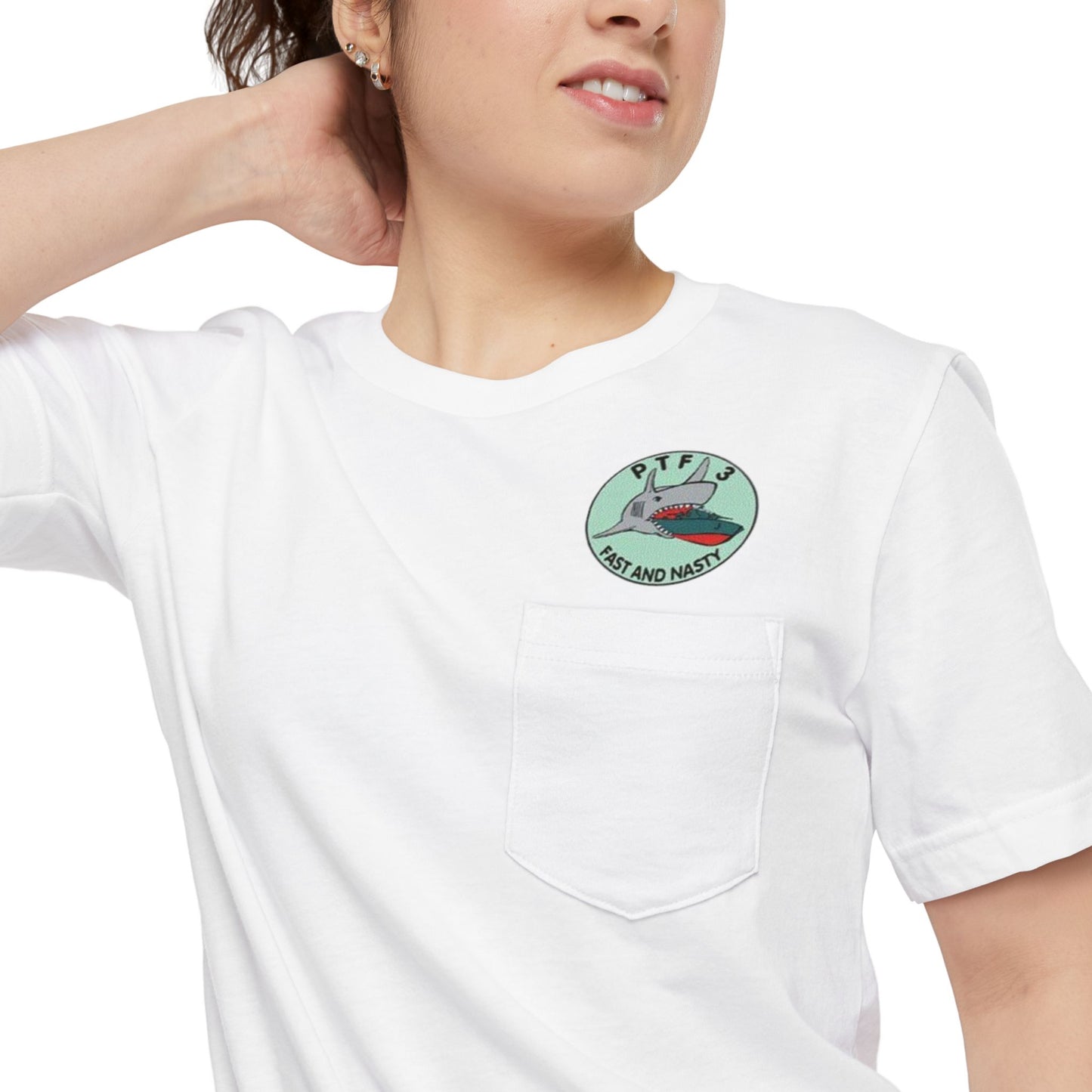 DNASM PTF-3 Unisex Pocket T-Shirt by theGreenDragonTavern.shop