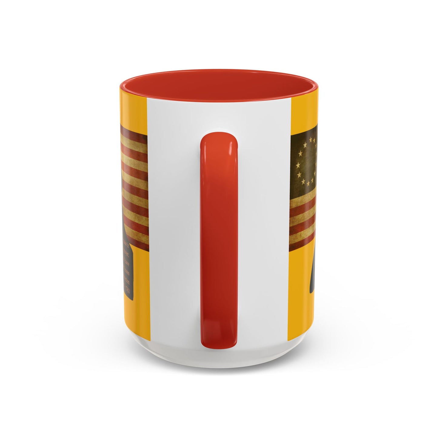 Washington's Earnest Prayer Yellow Accent Mug by theGreenDragonTavern.shop