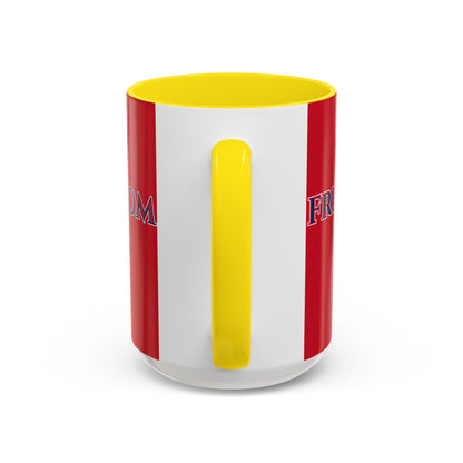 Freedom, Red Accent Mug by theGreenDragonTavern.shop