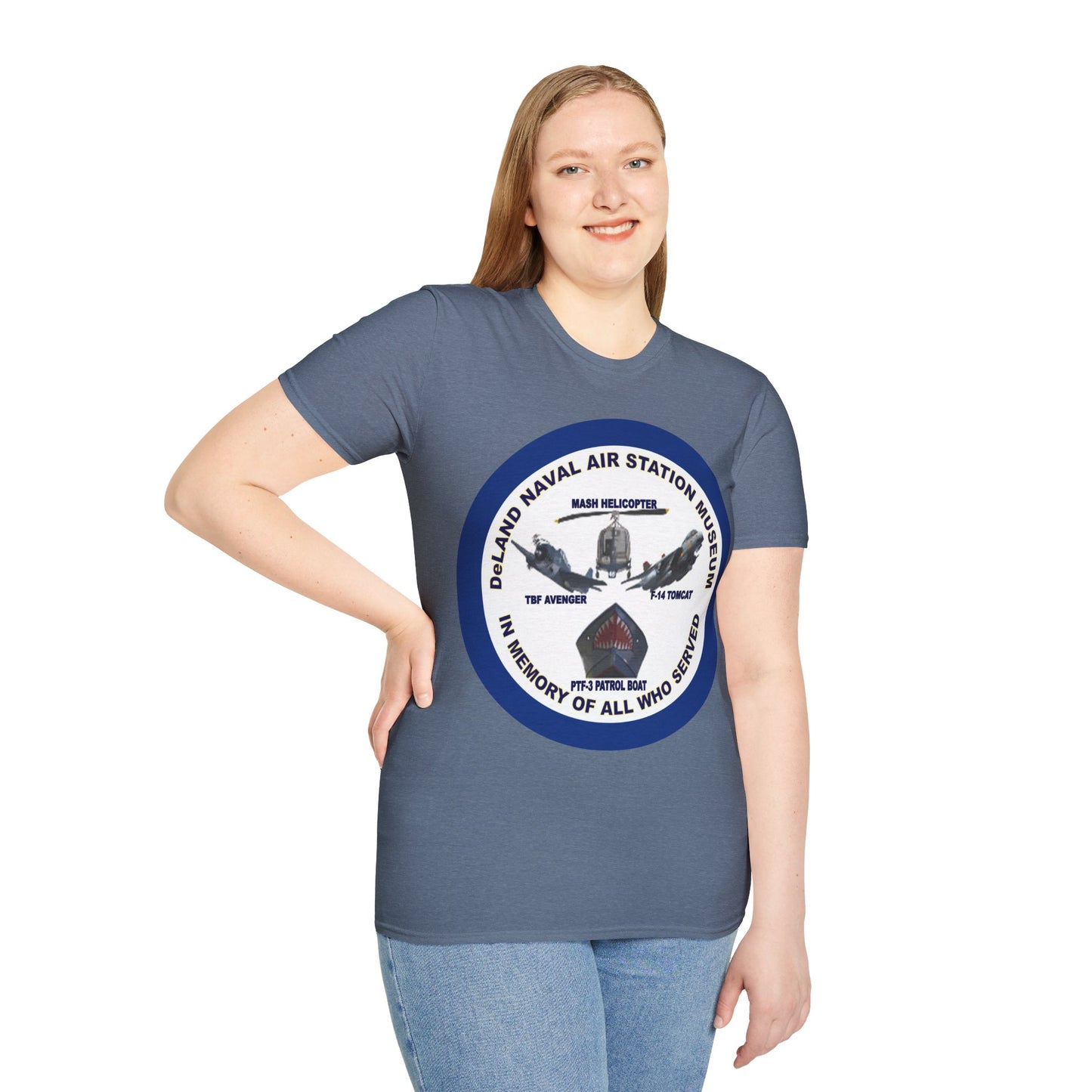 DNASM Student Art Navy Frame Darker colors Unisex T-Shirt by theGreenDragonTavern.shop