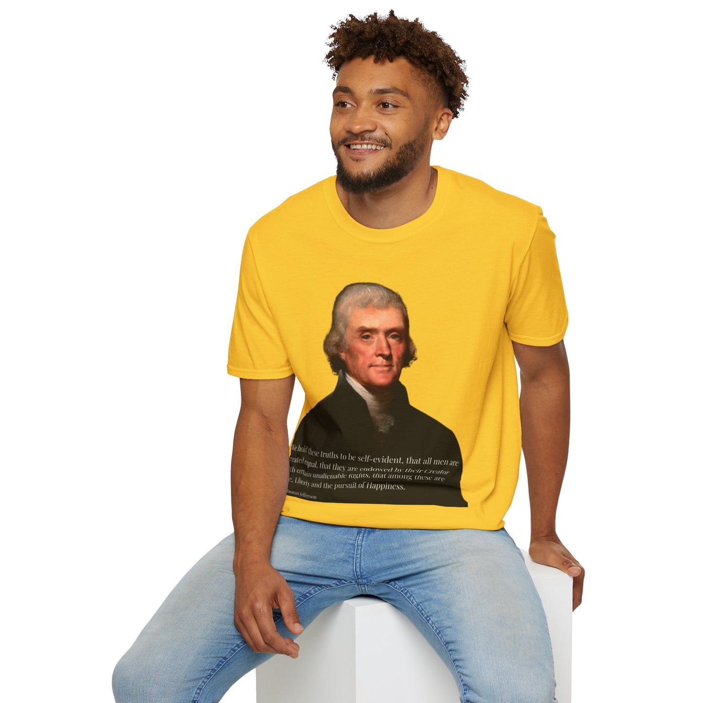 We hold these truths to be self-evident Light colors Unisex T-Shirt by theGreenDragonTavern.shop
