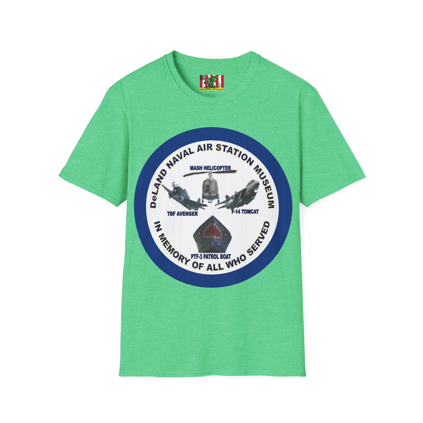 DNASM Student Art Navy Frame Darker colors Unisex T-Shirt by theGreenDragonTavern.shop