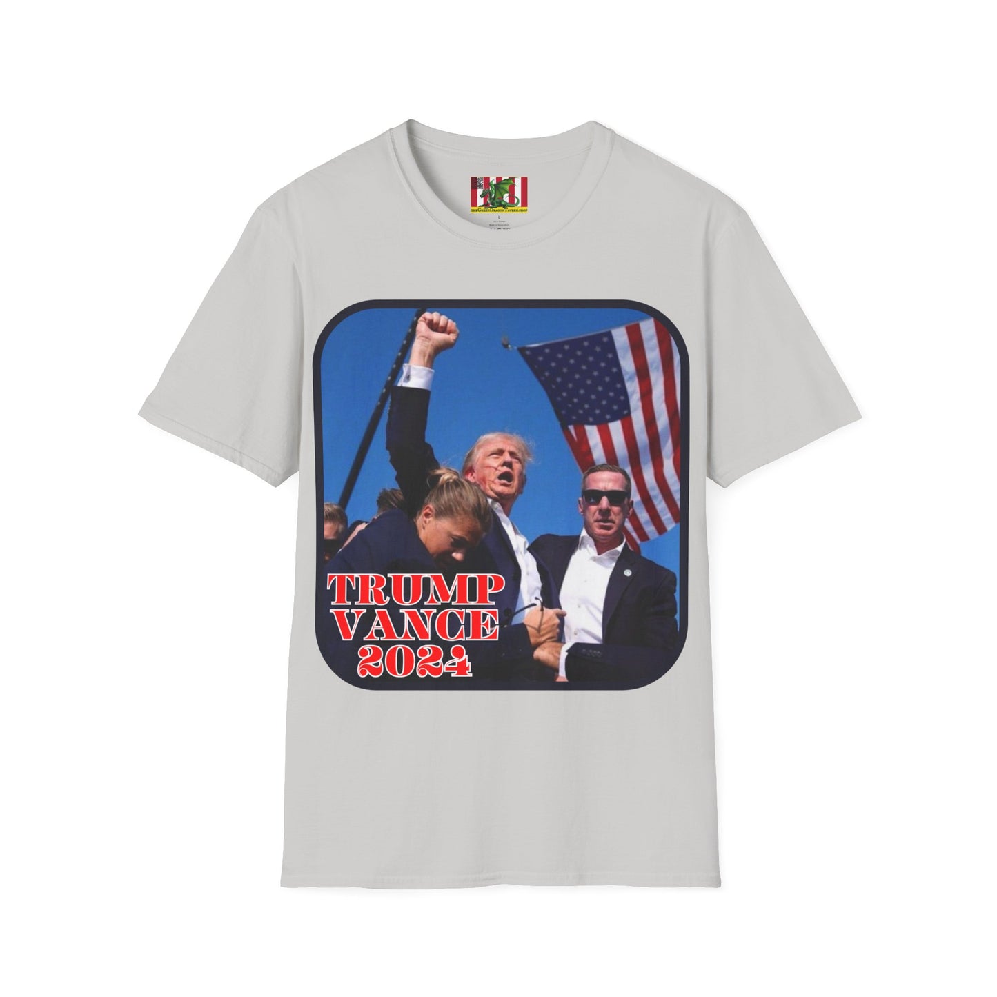 Trump and Vance 2024 Light colors Unisex T-Shirt by theGreenDragonTavern.shop