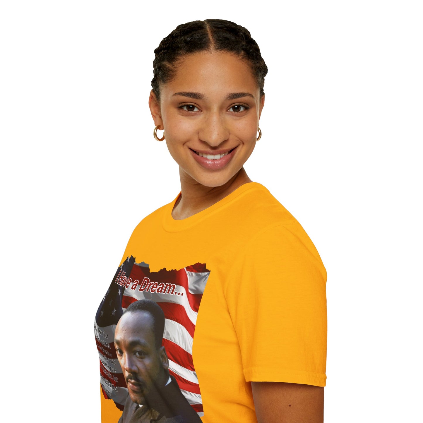 "I Have a Dream" MLKJr Light colors Unisex T-Shirt by theGreenDragonTavern.shop