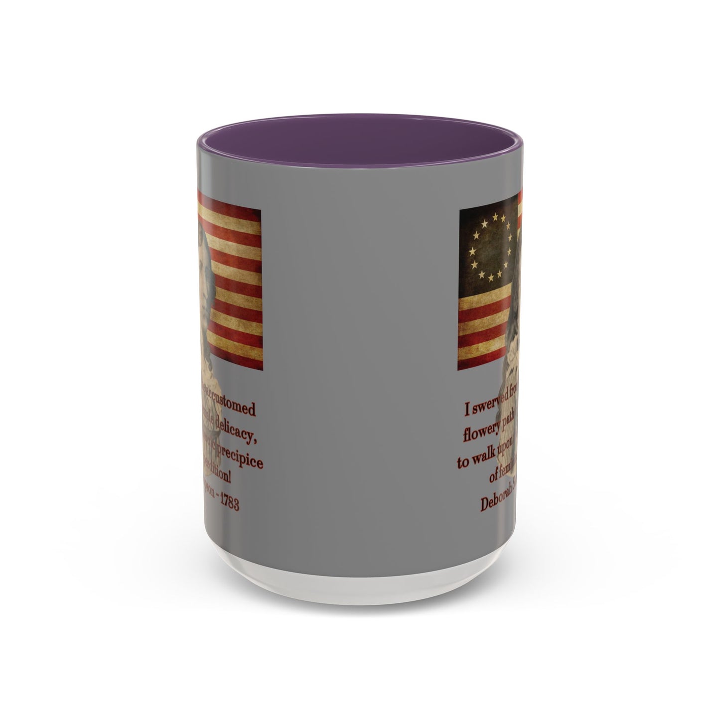 Deborah Sampson, America's Mulan Grey Accent Mug by theGreenDragonTavern.shop