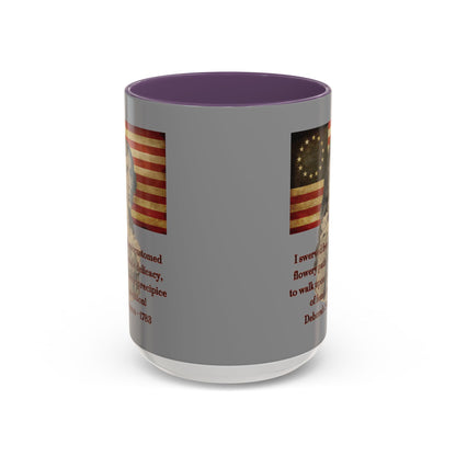 Deborah Sampson, America's Mulan Grey Accent Mug by theGreenDragonTavern.shop
