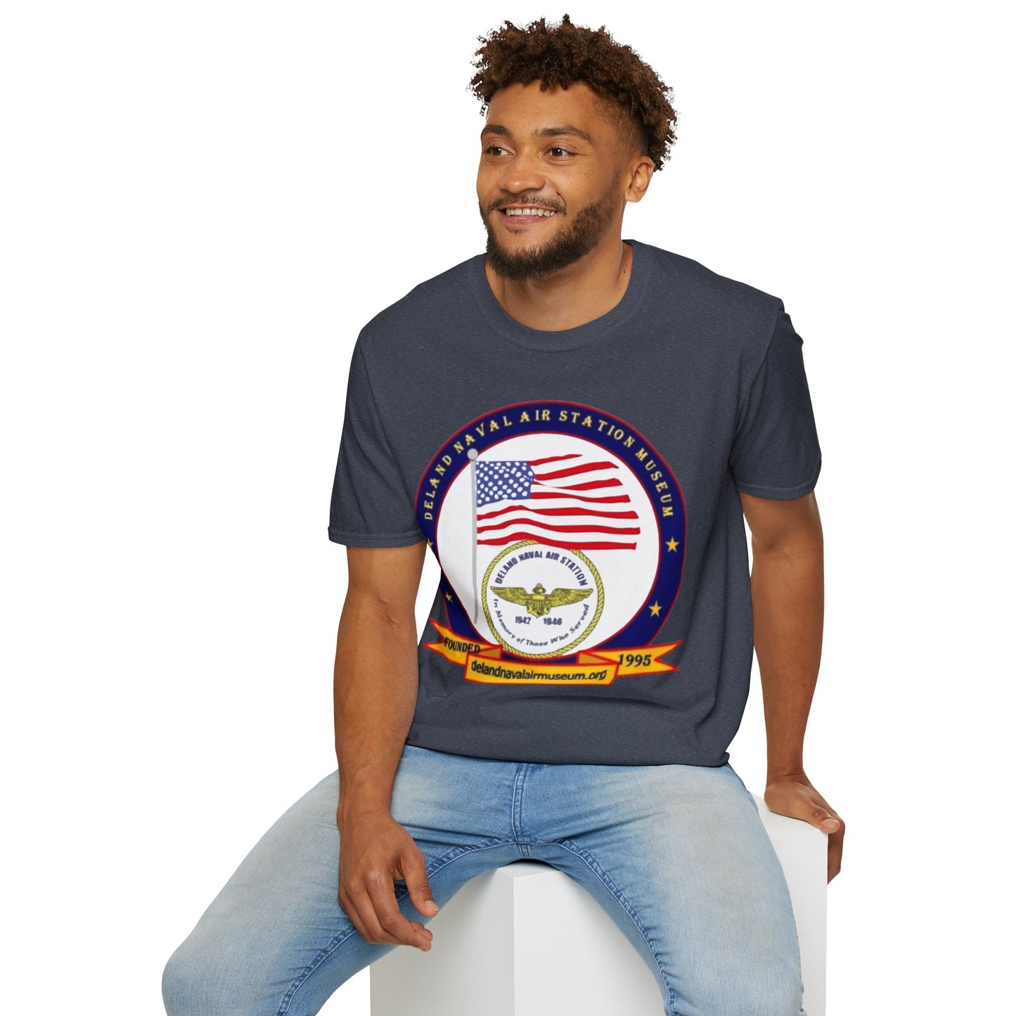 DeLand Naval Air Station Museum Darker Colors Unisex T-Shirt by theGreenDragonTavern.shop