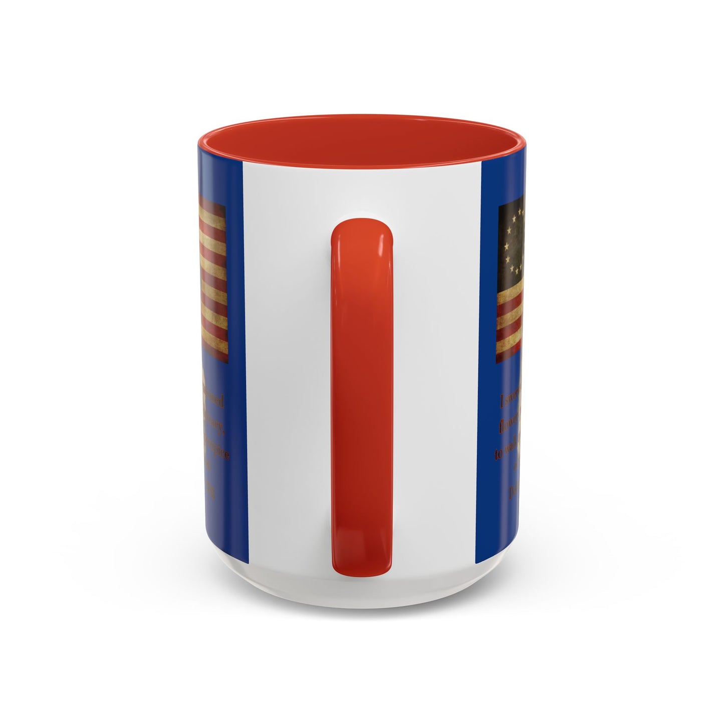 Deborah Sampson, America's Mulan Dark Blue Accent Mug by theGreenDragonTavern.shop