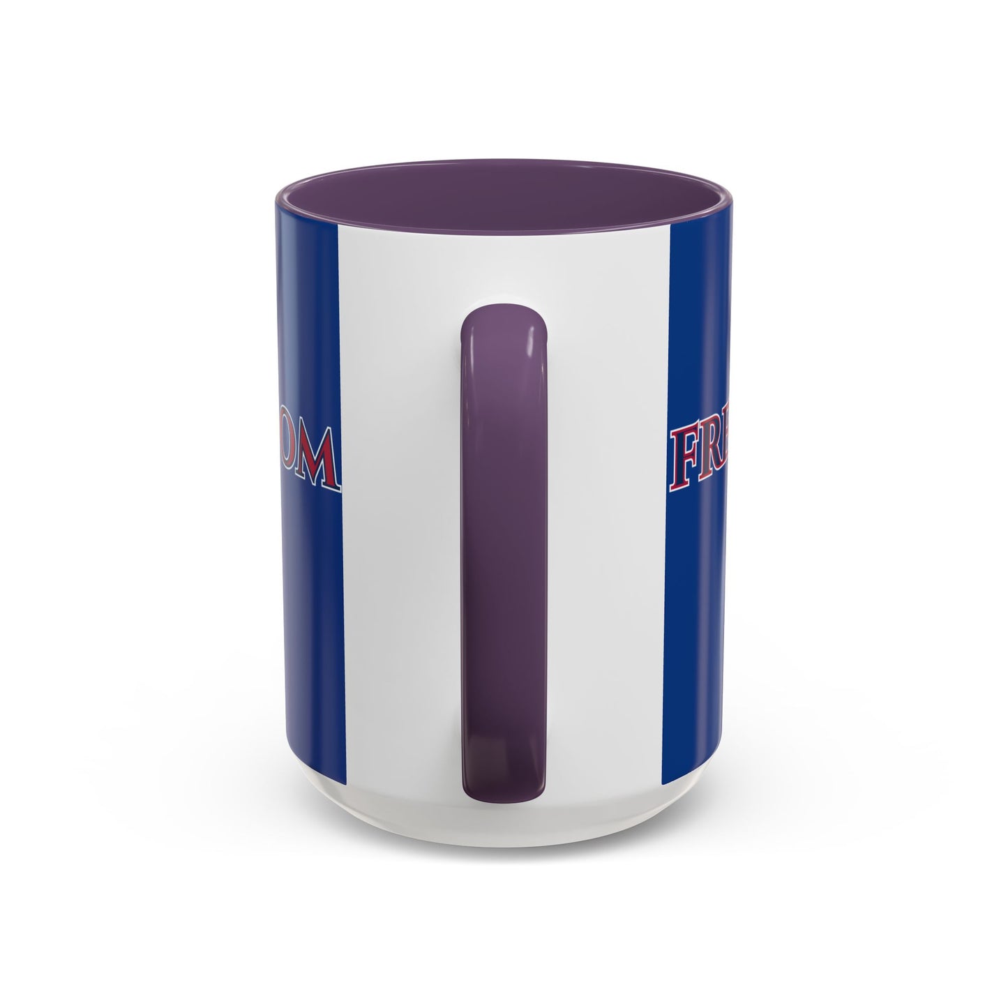Freedom, Dark Blue Accent Mug by theGreenDragonTavern.shop