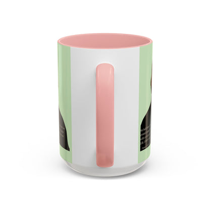 We hold these truths to be self-evident Light Green Accent Mug by theGreenDragonTavern.shop