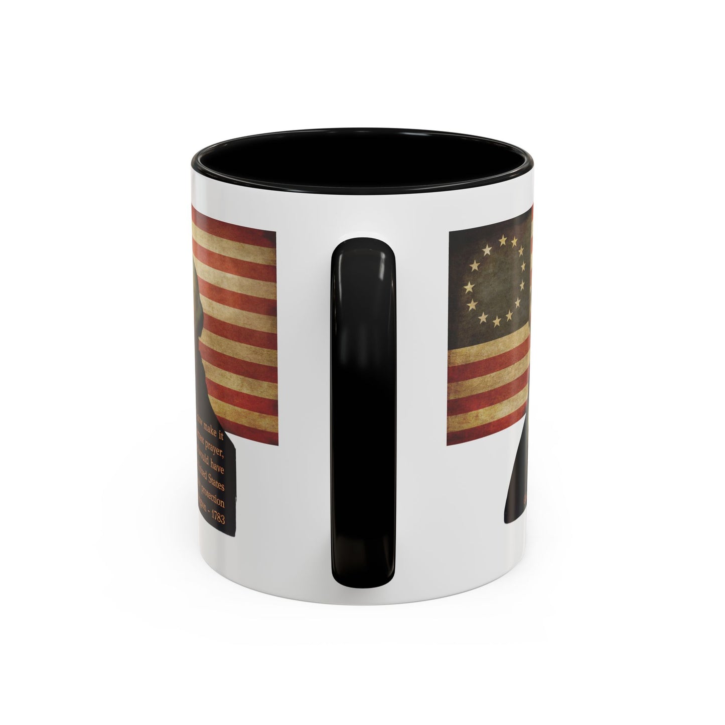 Washington's Earnest Prayer White Accent Mug by theGreenDragonTavern.shop