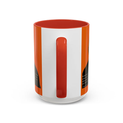 We hold these truths to be self-evident Orange Accent Mug by theGreenDragonTavern.shop