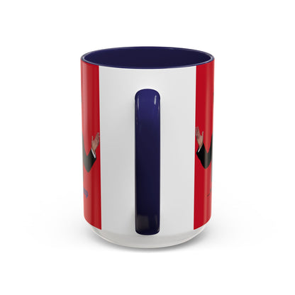 Trump...will be Trump Red Accent Mug by theGreenDragonTavern.shop