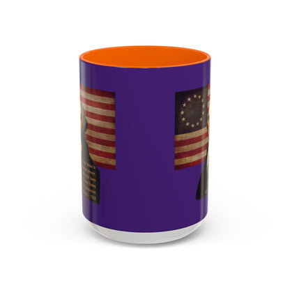 Washington's Earnest Prayer Purple Accent Mug by theGreenDragonTavern.shop