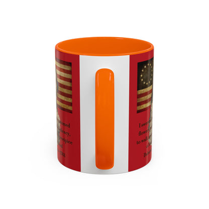 Deborah Sampson, America's Mulan Red Accent Mug by theGreenDragonTavern.shop