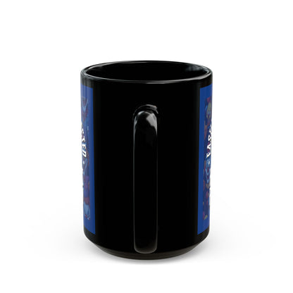 Easily Distracted by Heinous Fuckery Little Jinx Dark Blue Mug by theGreenDragonTavern.shop