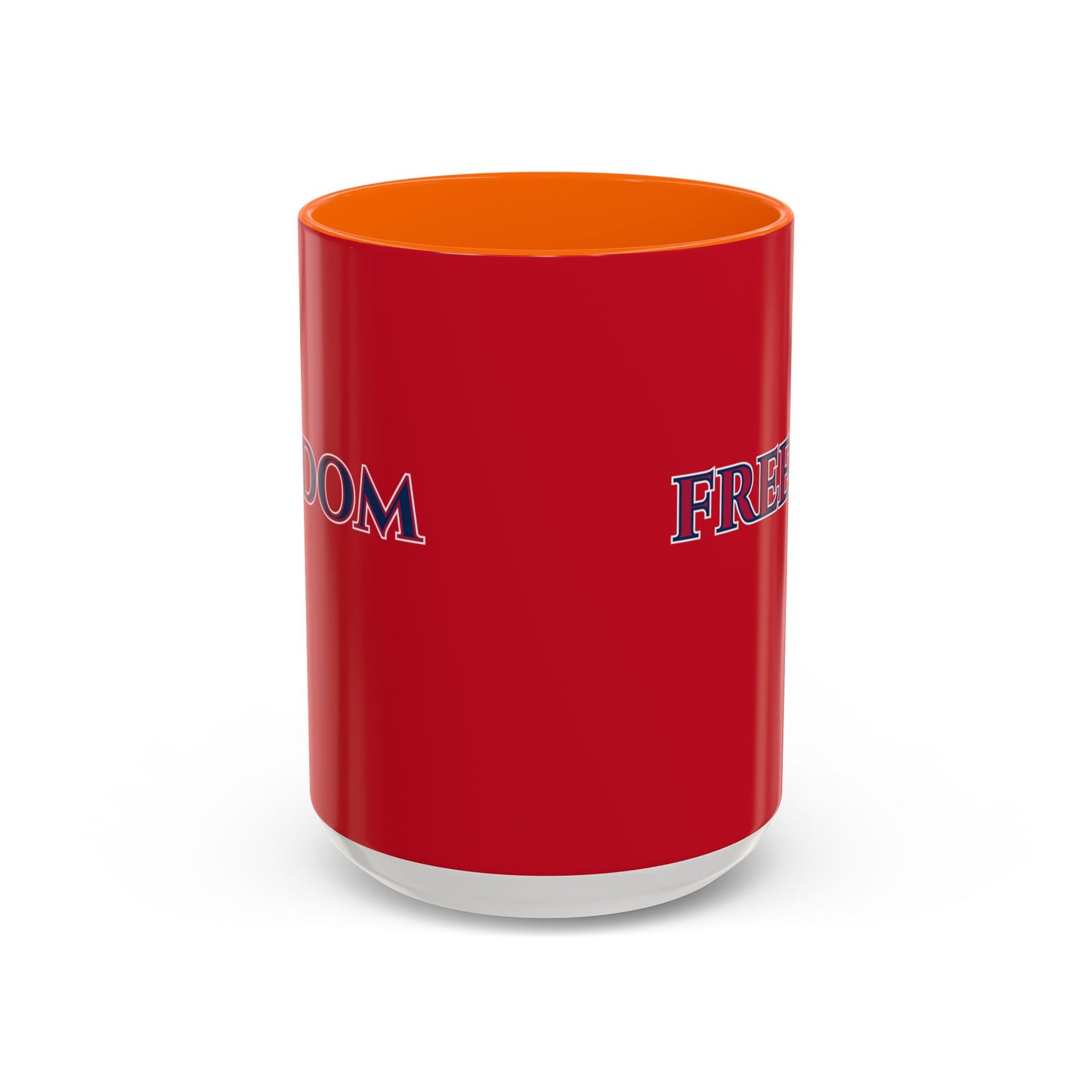 Freedom, Red Accent Mug by theGreenDragonTavern.shop