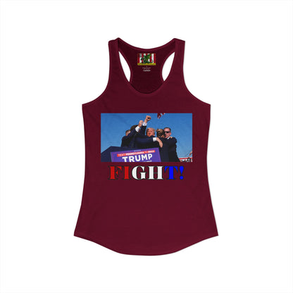 Fight! Women's Racerback Tank Top by theGreenDragonTavern.shop