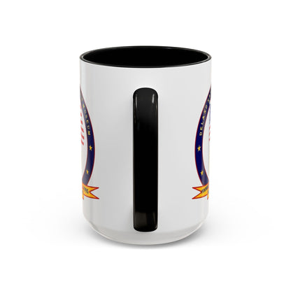 DeLand Naval Air Station Museum White Accent Mug by theGreenDragonTavern.shop