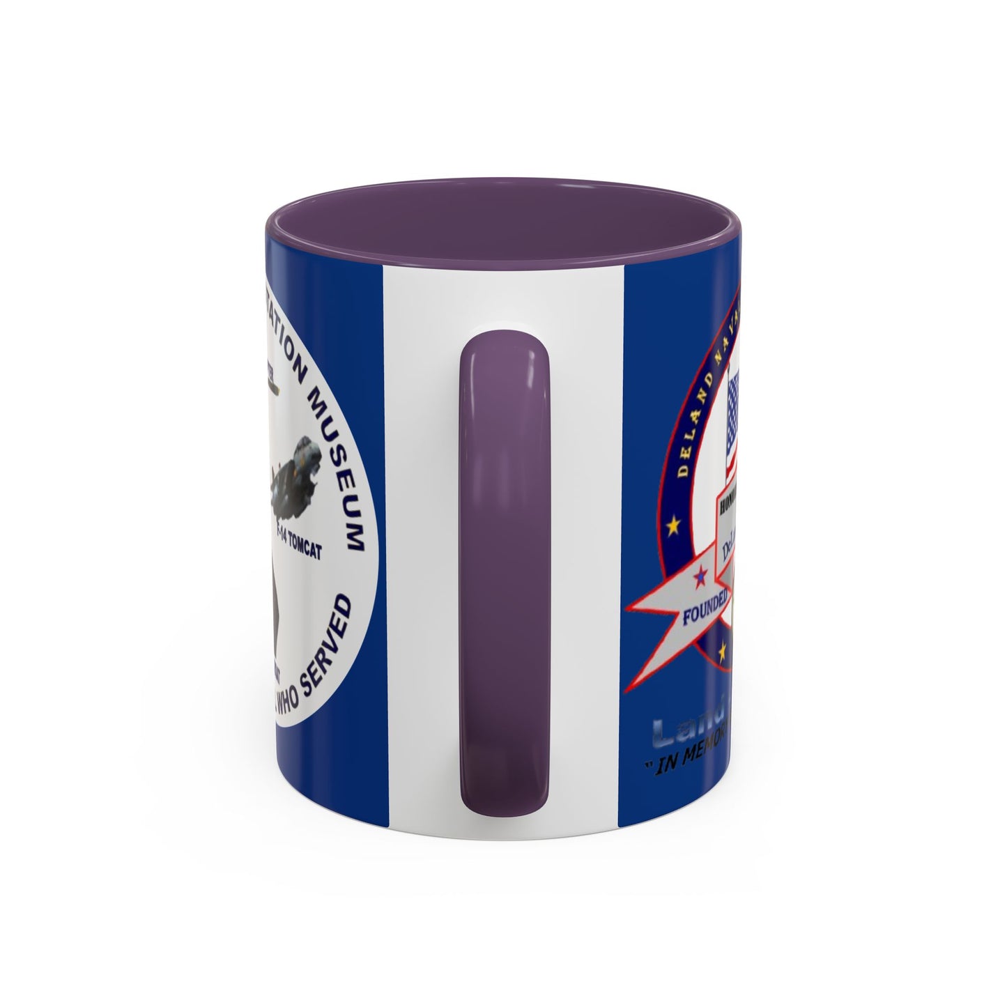 DNASM 2-sided, Founding & Student Art w/WhiteBG Dark Blue Accent Mug by theGreenDragonTavern.shop