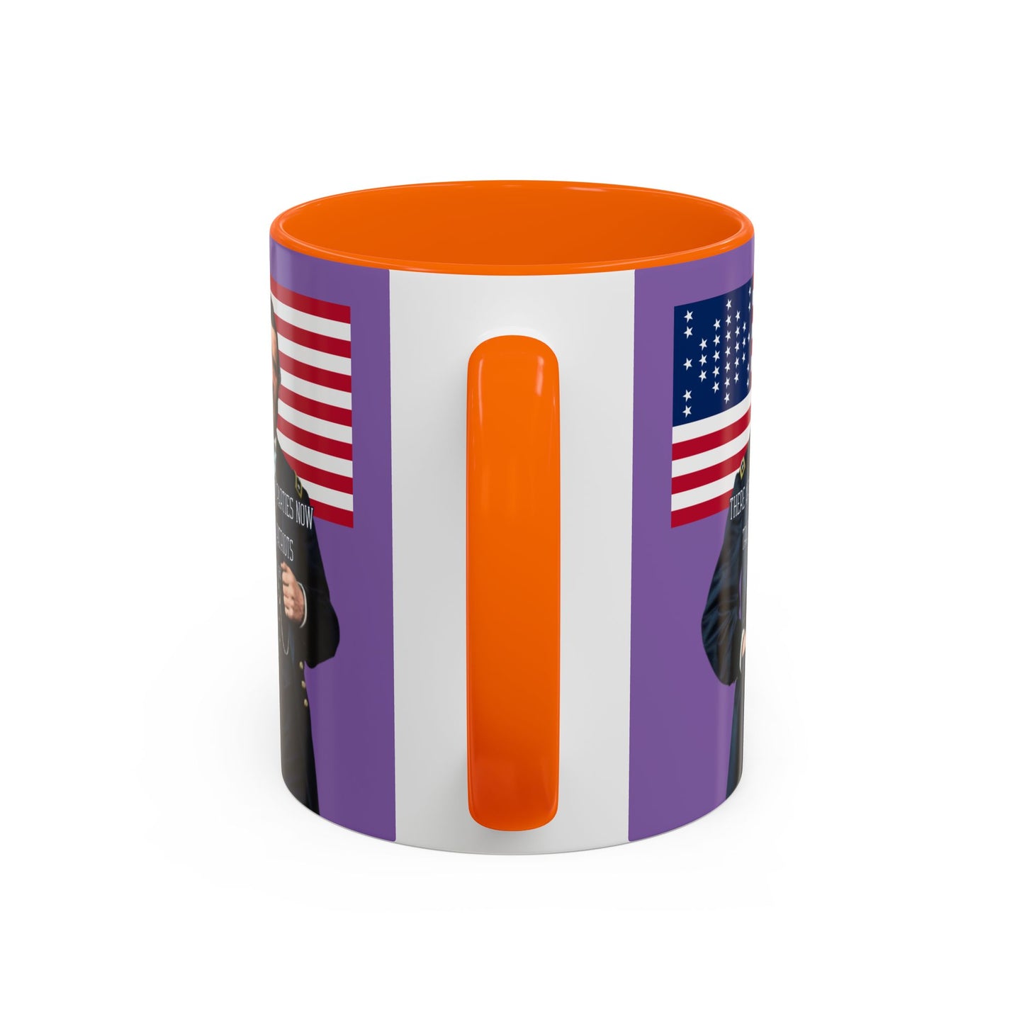 "Traitors and Patriots" Ulysses Grant Light Purple Accent Mug by theGreenDragonTavern.shop