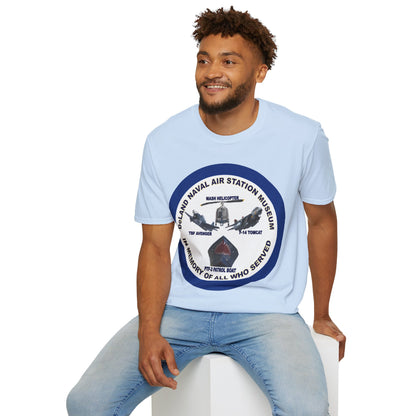 DNASM Student Art Navy Frame Lighter colors Unisex T-Shirt by theGreenDragonTavern.shop