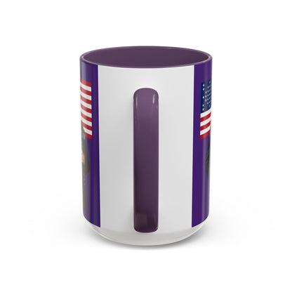 "Traitors and Patriots" Ulysses Grant Dark Purple Accent Mug by theGreenDragonTavern.shop