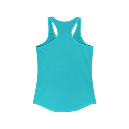 Hula Girl Packin' Heat Women's Racerback Tank Top by theGreenDragonTavern.shop