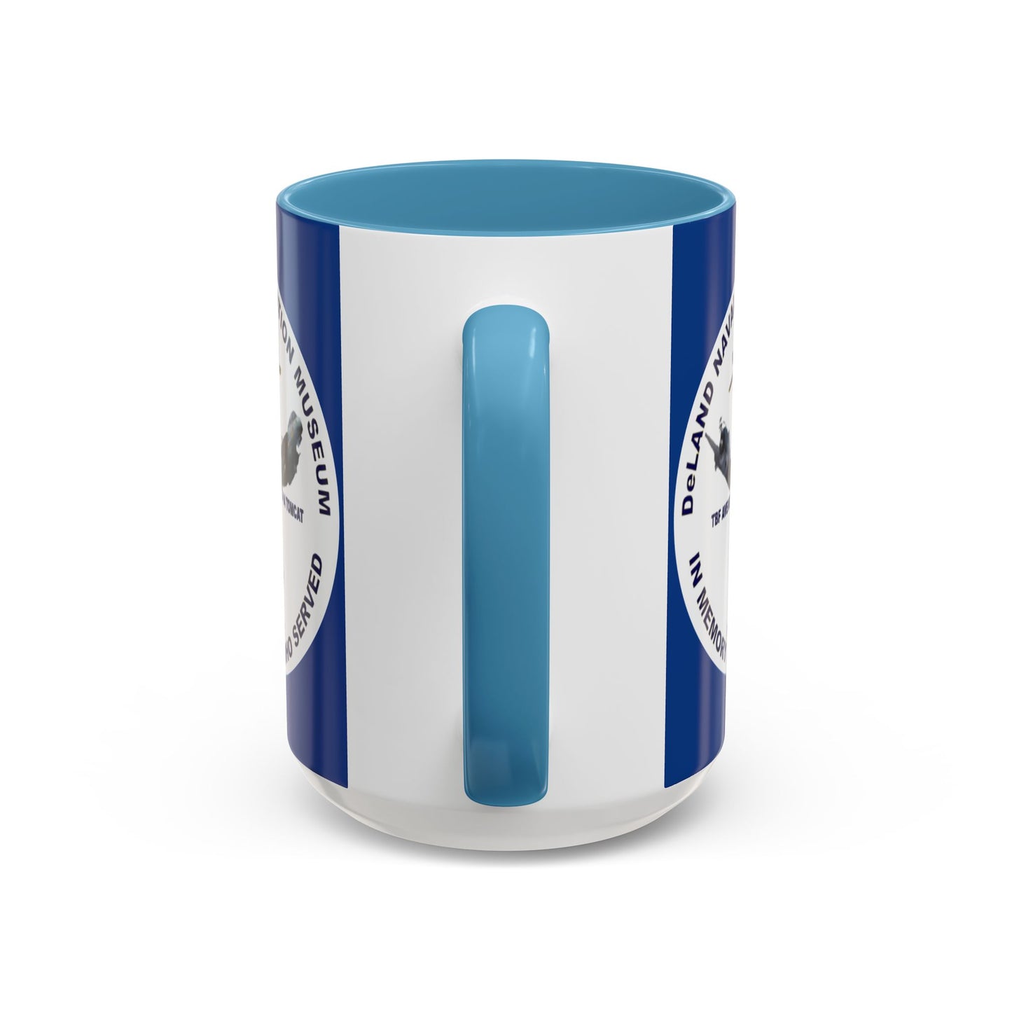 DNASM Student Art Blue Accent Mug by theGreenDragonTavern.shop