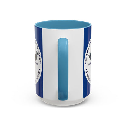 DNASM Student Art Blue Accent Mug by theGreenDragonTavern.shop