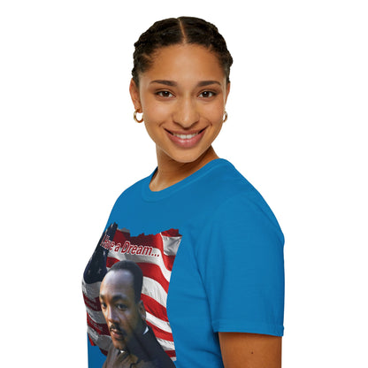 "I Have a Dream" MLKJr Dark colors Unisex T-Shirt by theGreenDragonTavern.shop