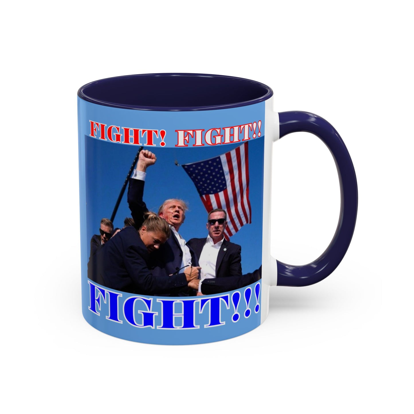 FIGHT! FIGHT!! FIGHT!!! Accent Mug by theGreenDragonTavern.shop