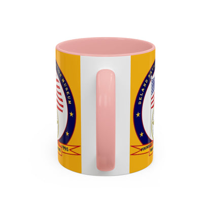 DeLand Naval Air Station Museum Yellow Accent Mug by theGreenDragonTavern.shop