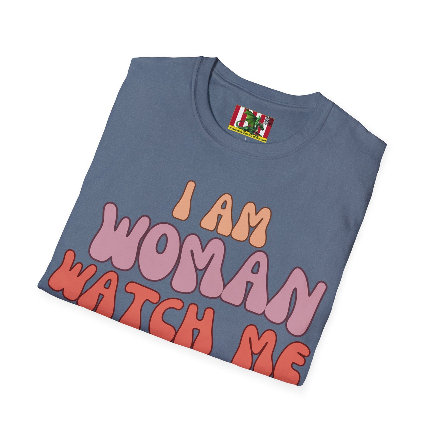 I Am Woman Watch Me Vote DKcolors Unisex T-Shirt by theGreenDragonTavern.shop